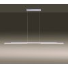 Paul Neuhaus Q-HENRIK Pendant Light LED aluminium, 3-light sources, Remote control