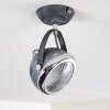 FOVERUP Ceiling Light chrome, grey, 1-light source