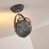 FOVERUP Ceiling Light chrome, grey, 1-light source