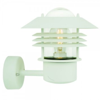 Nordlux VEJERS outdoor wall light white, 1-light source