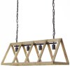 Brilliant MATRIX WOOD Pendant Light Light wood, 4-light sources