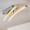 Georgina ceiling light LED chrome, 2-light sources