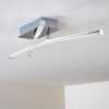 Georgina ceiling light LED chrome, 2-light sources