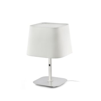 Faro Sweet table lamp matt nickel, 1-light source