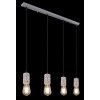 Globo FLECKI Pendant Light grey, 4-light sources