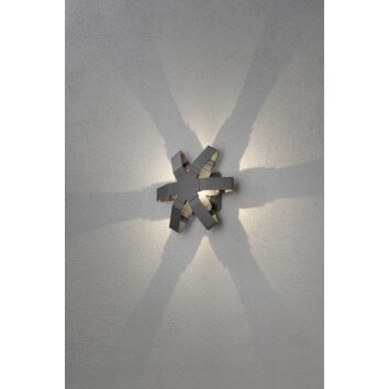 Konstsmide PESCARA wall light LED anthracite, 1-light source