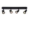 Lucide JASTER spot black, 4-light sources
