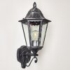 Lignac Outdoor Wall Light black, silver, 1-light source