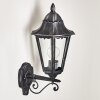 Lignac Outdoor Wall Light black, silver, 1-light source