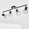 Ceiling Light Burkal chrome, black, 4-light sources