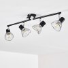 Ceiling Light Burkal chrome, black, 4-light sources