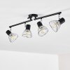Ceiling Light Burkal chrome, black, 4-light sources