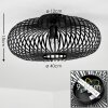 LEPA Ceiling light black, 1-light source