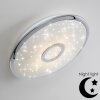 Jamton Ceiling Light LED chrome, 1-light source, Remote control