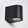NORDBORG Outdoor Wall Light LED black, 1-light source