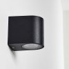 NORDBORG Outdoor Wall Light LED black, 1-light source