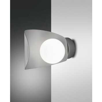 Fabas Luce ADRIA Wall Light LED silver, 1-light source
