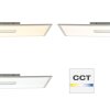 Brilliant ODELLA Ceiling mounting panel LED white, 1-light source, Remote control, Colour changer