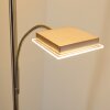 VETELI uplighter LED chrome, matt nickel, 2-light sources