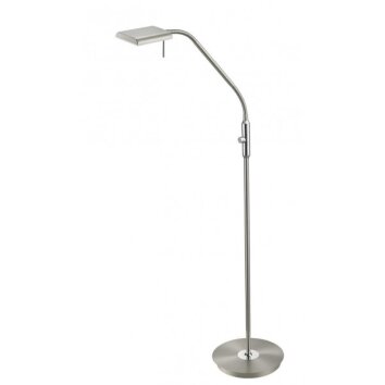 Sorpetaler Bergamo floor lamp LED matt nickel, 1-light source