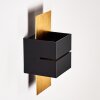 Tora Wall Light black-gold, 1-light source