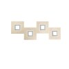 Grossmann KARREE Wall Light LED titanium, 4-light sources