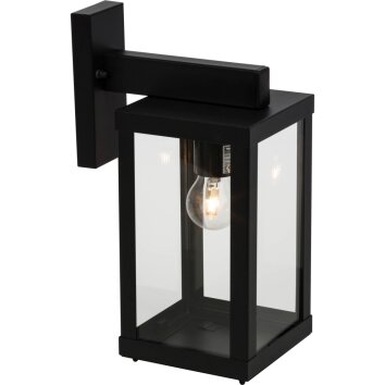 Brilliant GAIA outdoor wall light black, 1-light source