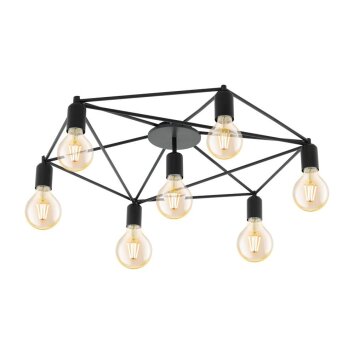 Eglo STAITI Ceiling Light black, 7-light sources