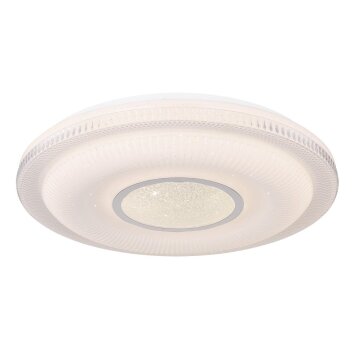Ceiling Light Globo RITA LED white, 1-light source, Remote control