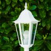 Bristol outdoor floor lamp white, 1-light source