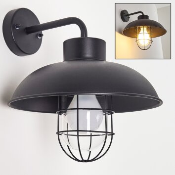 VALTO Outdoor Wall Light black, 1-light source