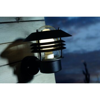 Nordlux VEJERS outdoor wall light black, 1-light source