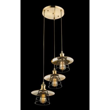 Globo hanging light bronze, 3-light sources
