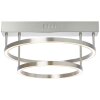 Brilliant LIVING TUNAR Ceiling light LED matt nickel, 1-light source