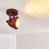 Ceiling Light Glostrup LED rust-coloured, 1-light source