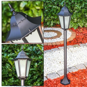 HONGKONG FROST outdoor floor lamp black, 1-light source