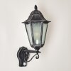 Lignac Outdoor Wall Light black, silver, 1-light source