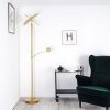 CAZIS Floor Lamp LED brass, 2-light sources