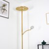 CAZIS Floor Lamp LED brass, 2-light sources