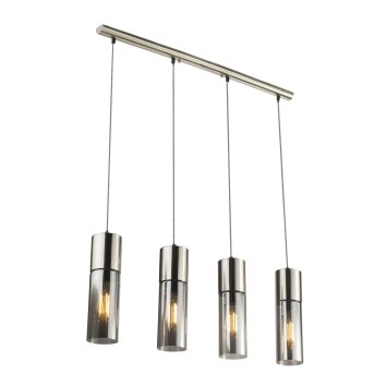 Globo ANNIKA Pendant Light matt nickel, 4-light sources