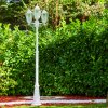 Lutec Hongkong lamppost white, 3-light sources