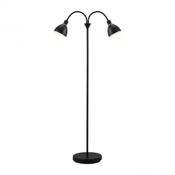 Nordlux RAY floor lamp black, 2-light sources