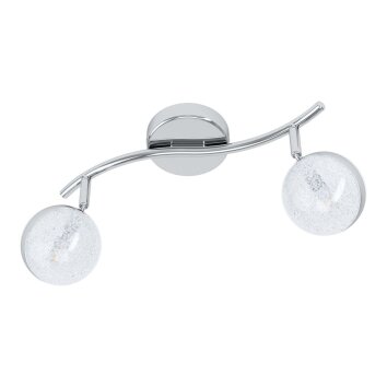 EGLO SALTO ceiling spotlight LED chrome, 2-light sources