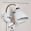 Stranderott Wall Light chrome, white, 1-light source
