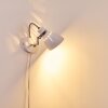 Stranderott Wall Light chrome, white, 1-light source