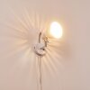 Stranderott Wall Light chrome, white, 1-light source