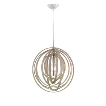 Trio BOOLAN pendant light Light wood, 1-light source