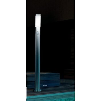 Globo BOSTON outdoor light stainless steel, 1-light source, Motion sensor