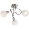 Globo ELLIOTT ceiling light matt nickel, 3-light sources