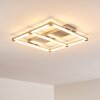 BEKEN Ceiling light LED brushed steel, 1-light source